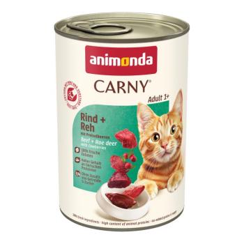 12x400g animonda Carny Adult Marha, őz & áfonya nedves macskatáp kép