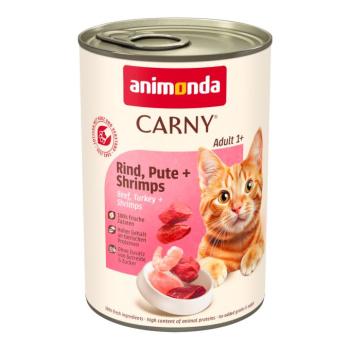 12x400g animonda Carny Adult Marha, pulyka & garnéla nedves macskatáp kép