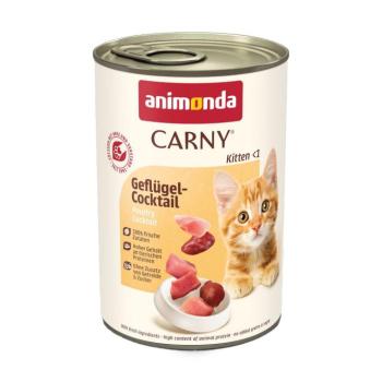 12x400g animonda Carny Kitten szárnyaskoktél nedves macskatáp kép