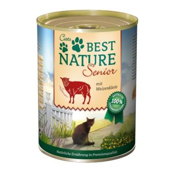 12x400g Best Nature Cat Senior bárány nedves macskatáp kép