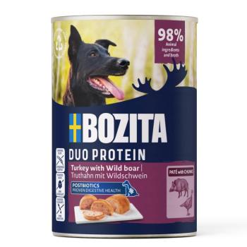 12x400g Bozita Dog Pate Pulyka & vaddisznó nedves kutyatáp kép
