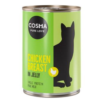 12x400g Cosma Original csirke aszpikos nedves macskatáp kép
