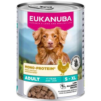 12x400g Eukanuba Special Care Adult Mono-Protein csirke nedves kutyatáp kép