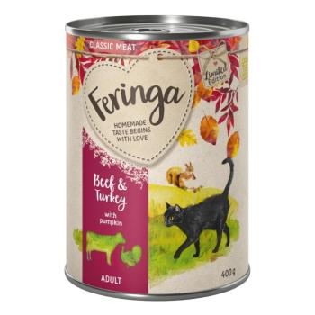 12x400g Feringa Classic Meat őszi menü marha, pulyka & tök nedves macskatáp kép