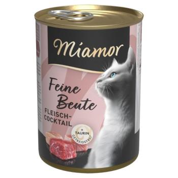 12x400g Miamor Feine Beute húskoktél nedves macskatáp