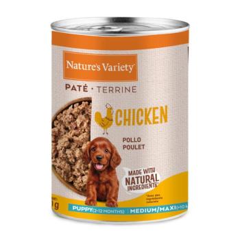 12x400g Nature's Variety Paté Medium/Maxi Puppy nedves kutyatáp kép