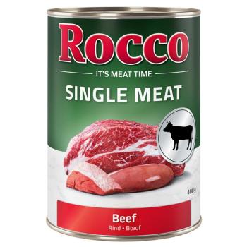12x400g Rocco Single Meat Marha nedves kutyatáp kép