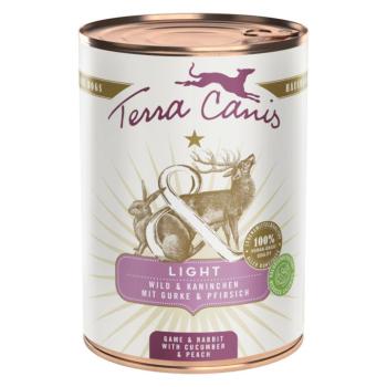 12x400g Terra Canis Light Vad, nyúl, uborka & őszibarack nedves kutyatáp kép