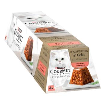 12x57g Gourmet Revelations Fine Cuts lazac nedves macskatáp kép