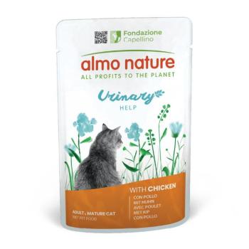 12x70g Almo Nature Functional Urinary Help nedves macskatáp-csirke kép