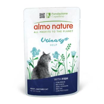 12x70g Almo Nature Functional Urinary Help nedves macskatáp-hal kép