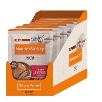 12x70g Nature's Variety Original Paté No Grain Marha & csirke nedves macskatáp