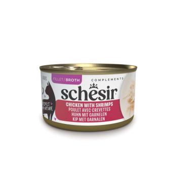 12x70g Schesir Complements csirke & garnéla étrend-kiegészítő macskának kép