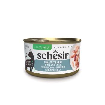 12x70g Schesir Complements tonhal & hekk aszpikban étrend-kiegészítő macskáknak kép