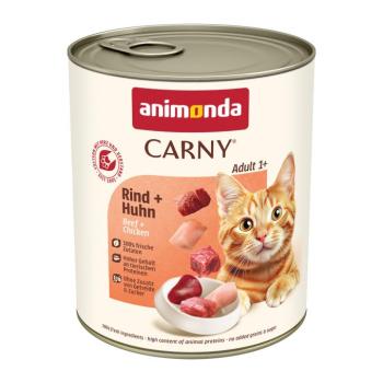 12x800g animonda Carny Adult Marha & csirke nedves macskatáp kép