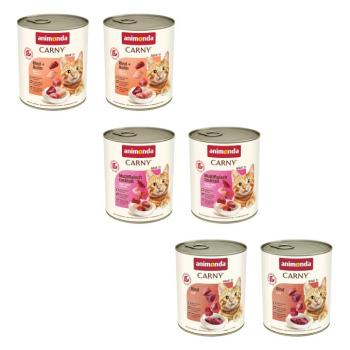 12x800g animonda Carny Adult marhaválogatás nedves macskatáp kép