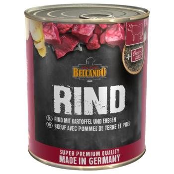 12x800g Belcando Super Premium Marha, burgonya & borsó nedves kutyatáp kép