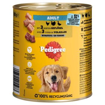 12x800g Pedigree Céassic nedves kutyatáp - Baromfi pástétomban kép