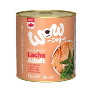 12x800g WOW Adult nedves kutyatáp - Lazac kép