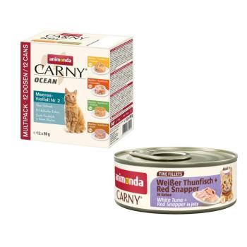 12x80g animonda Carny Ocean mix nedves macskatáp+60g konzerv ingyen kép