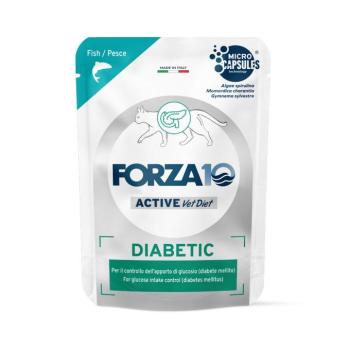 12x80g Forza 10 Diabetic Active Vet Diet Cat hal nedves macskatáp kép