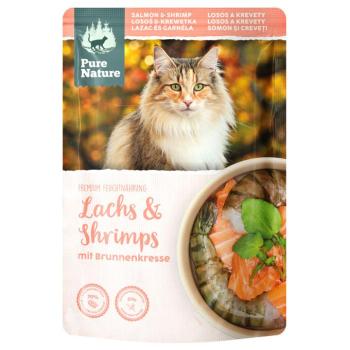12x80g Pure Nature Cat lazac & garnéla nedves macskatáp kép