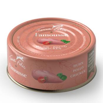12x80g Terra Felis Famousse csirke nedves macskatáp kép