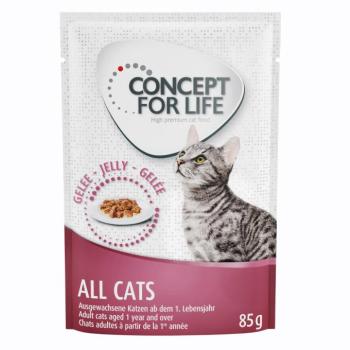 12x85g Concept for Life All Cats aszpikban- száraztáphoz kiegészítés kép