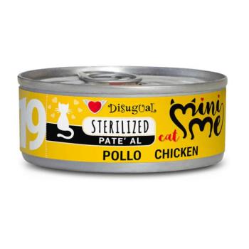 12x85g Disugual Mini-Me Sterilized 12 x 85 g csirke nedves macskatáp kép