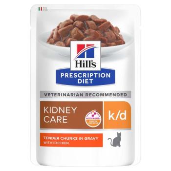 12x85g Hill's Prescription Diet k/d Kidney Care macskatáp - csirke kép