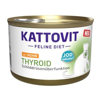 12x85g Kattovit Feline Diet Thyroid csirke nedves macskatáp kép