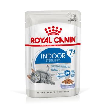 12x85g Royal Canin Indoor Sterilised 7+ aszpikban nedves macskatáp kép