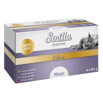 12x85g Smilla Deluxe Mousse nedves macskatáp vegyesen kép