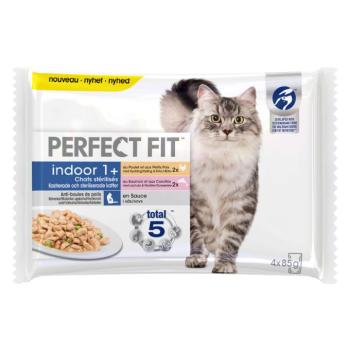 12x85g Sterilised Indoor Adult 1+ csirke & lazac nedves macskatáp kép