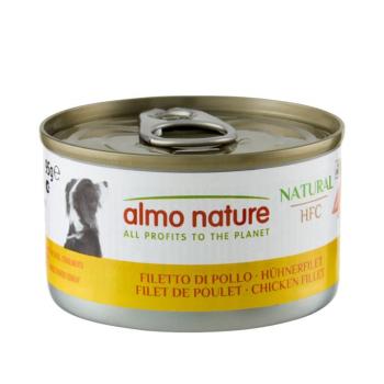 12x95g Almo Nature Classic kutyatáp-csirkefilé