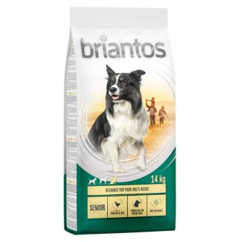14kg Briantos Senior szárnyas & rizs száraz kutyatáp kép