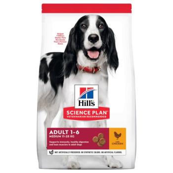 14kg Hill's Science Plan Adult 1-6 Medium csirke száraz kutyatáp kép