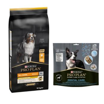 14kg PURINA PRO PLAN Adult Light/Sterilised száraz kutyatáp+345g snack ingyen kép