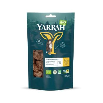 150g Yarrah Bio Crispy Rewards kemencében szárítva kutyasnack