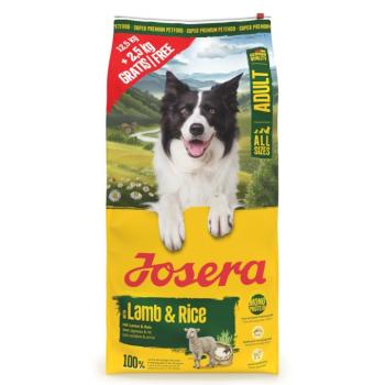 15kg Josera Adult Lamb & Rice száraz kutyatáp 2,5 kg ingyen kép