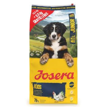 15kg Josera Medi/Maxi Junior Kids száraz kutyatáp 2,5 kg ingyen kép