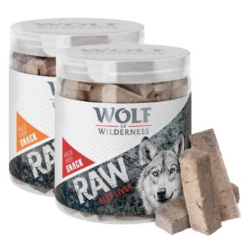 160g Wolf of Wilderness csirkeszív, marhamáj fagyasztva szárított kutyasnack kép