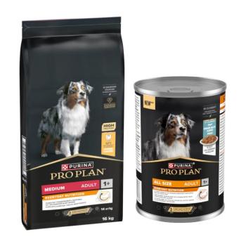 16kg PURINA PRO PLAN Adult Everyday Nutrition száraz kutyatáp+12x400g hal nedvestáp ingyen kép
