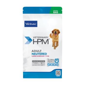 16kg Virbac Veterinary HPM Adult Dog Neutered Large & Medium, száraz kutyatáp kép