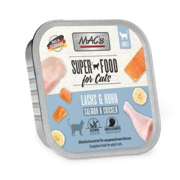 16x100 g MAC's Cat Kacsa, pulyka & csirke tálcás nedves macskatáp kép