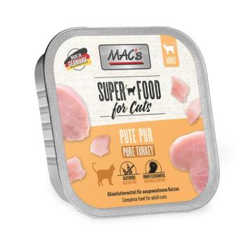 16x100 g MAC's Cat Pulyka pur tálcás nedves macskatáp kép