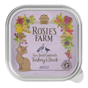 16x100g Rosie's Farm Adult nedves macskatáp- Pulyka & kacsa kép