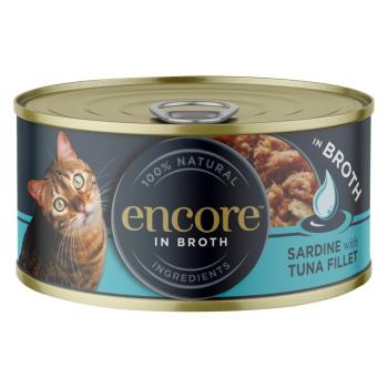 16x70g Encore Szardínia & tonhalfilé konzerv nedves macskatáp kép