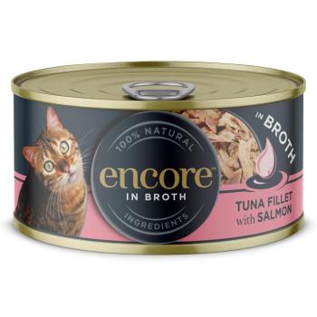 16x70g Encore Tonhalfilé & lazackonzerv nedves macskatáp kép