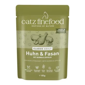 16x85g catz finefood csirke & fácán tasakos nedves macskatáp kép